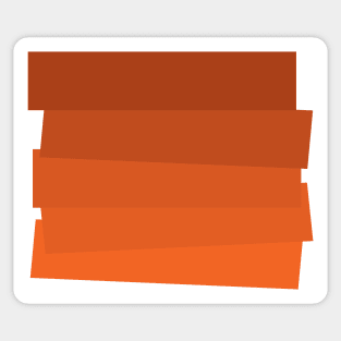 Tumbling Orange Blocks Sticker